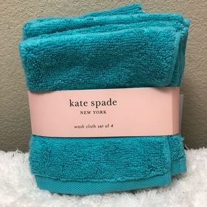 Kate Spade 4 pc washcloth